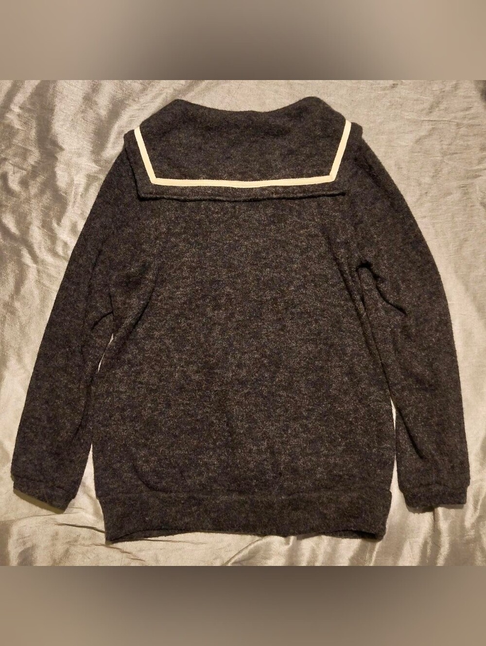 Sailor Collar Cardigan - Picture 3 of 6